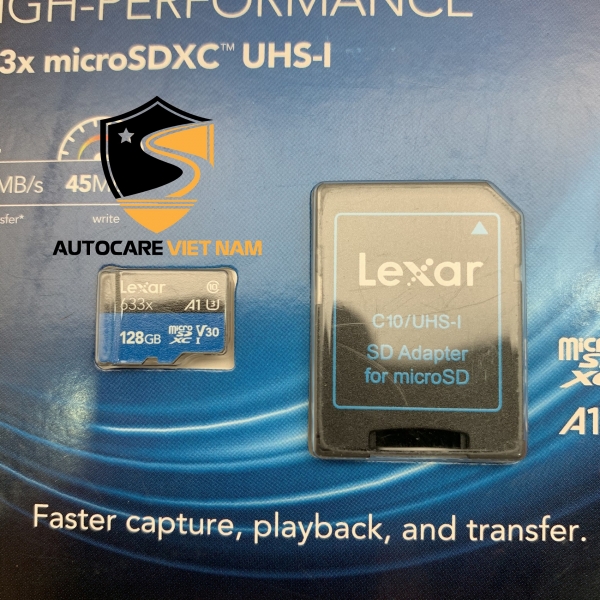 Thẻ Nhớ MicroSDXC Lexar 128GB 95MB/45MB/s (633X)